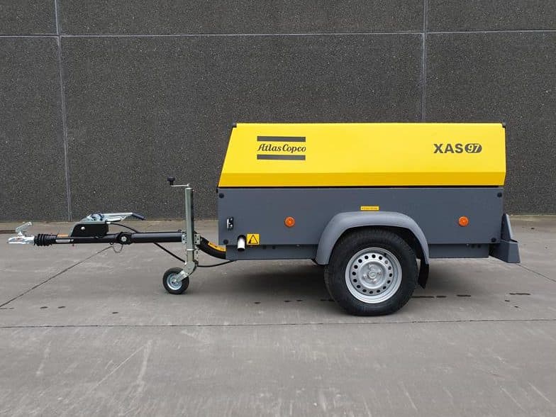 New Atlas Copco XAS 97 Portable Air Compressor, 187 CFM